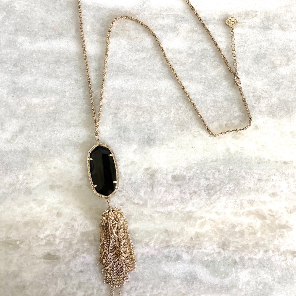 Kendra Scott Rayne Gold Long Pendant Necklace